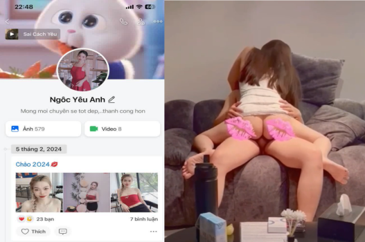 Clip sex FB Ngốc yêu anh lén lút ân ái bị phát tán
