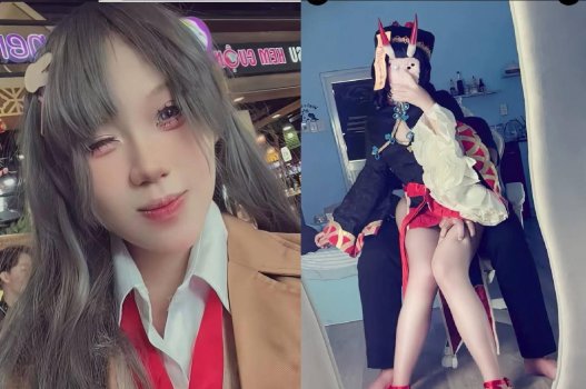 Nàng cosplay bí mật quay clip nóng bỏng với bạn trai của bạn thân