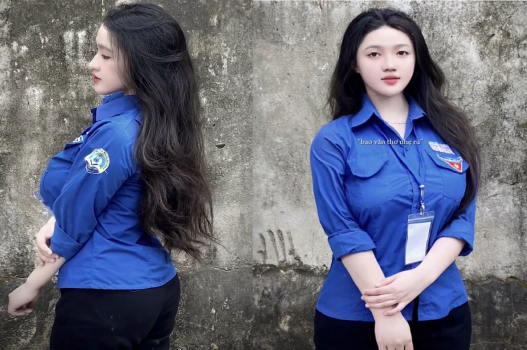 Nét quyến rũ của nữ sinh tình nguyện với vẻ đẹp gợi cảm