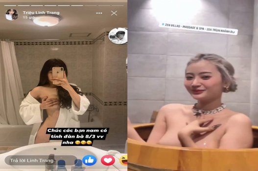 Sex genz Triệu Linh Trang mông căng đầy nhất